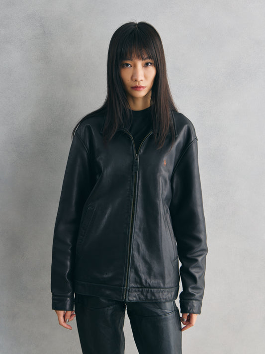 Polo by Ralph Lauren Classic Leather Jacket 經典真皮拉鍊夾克
