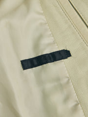 RICO Genuine Lambskin Leather Rider Jacket – Ivory 米白色真羊皮騎士外套