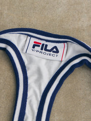 Y/PROJECT X FILA THREE COLLAR Tank Top Glenn Martens 設計 解構滾邊運動背心