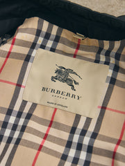 Burberry London Black Cotton Trench Coat 博柏利 黑色棉質風衣外套 英國製