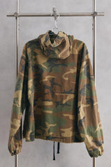 ANCELLM - CAMO ZIPUP HOODIE 日本設計師品牌 迷彩連帽抽鬚外套