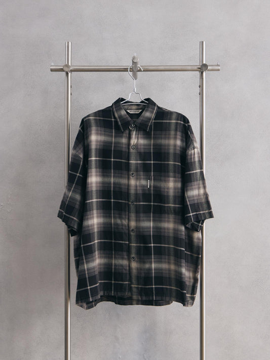 COOTIE PRODUCTIONS 23SS R/C OMBRE CHECK S/S SHIRT 日本美式復古品牌 格紋寬幅襯衫