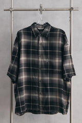 COOTIE PRODUCTIONS 23SS R/C OMBRE CHECK S/S SHIRT Japanese American Retro Brand Plaid Wide-Width Shirt