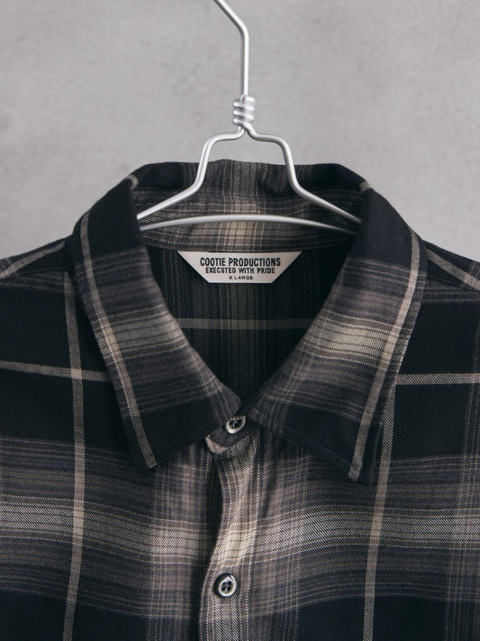 COOTIE PRODUCTIONS 23SS R/C OMBRE CHECK S/S SHIRT 日本美式復古品牌 格紋寬幅襯衫