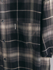COOTIE PRODUCTIONS 23SS R/C OMBRE CHECK S/S SHIRT 日本美式復古品牌 格紋寬幅襯衫