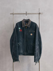 Carhartt Detroit Jacket “Perfect Climate” Embroidered Workwear Duck Coat 卡哈特 美國製 底特律工作外套 重度使用