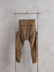 NILMANCE FW18-MP-01 High-density Cotton&nbsp; Pants - Olive 都會機能品牌 機能棉低檔剪裁口袋長褲