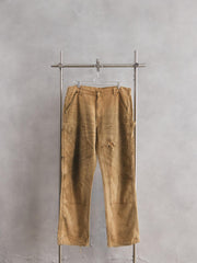 Heavy Used Carhartt Double Knee Pant - khaki 卡哈特 雙膝補強工作長褲 重度使用