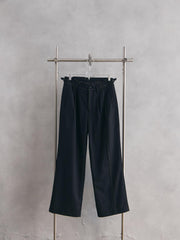Professor.E 25FW FRAYED PANTS BLACK