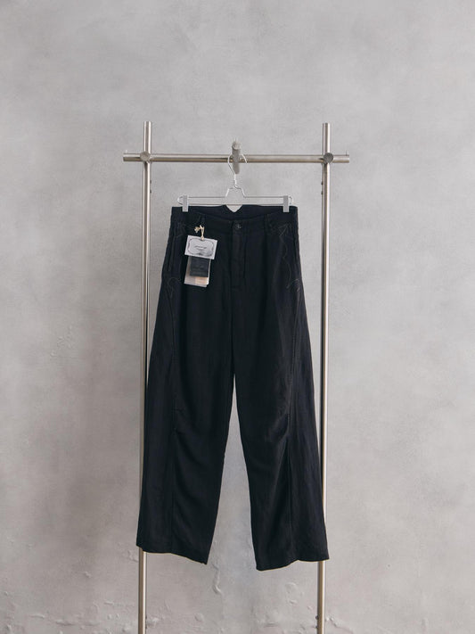 Professor.E 25SS Sheer Pants - Black