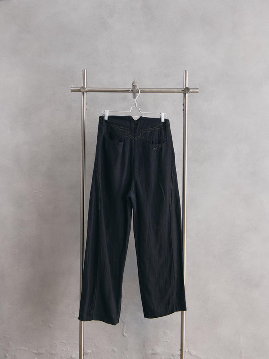 Professor.E 25SS Sheer Pants - Black