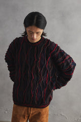 COOGI Australia Wool Textured Knit Sweater 澳洲古著立體紋理羊毛針織毛衣