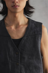 Giorgio Leather Western Vest