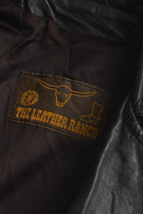 Vintage Zip-Pocket Leather Motorcycle Vest 古著拉鍊口袋皮革騎士背心
