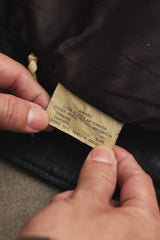 Vintage Zip-Pocket Leather Motorcycle Vest 古著拉鍊口袋皮革騎士背心