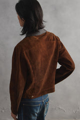 1960s Levi’s Suede Trucker Jacket with Leather Collar (Longhorn label)