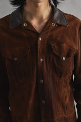 1960s Levi’s Suede Trucker Jacket with Leather Collar (Longhorn label)