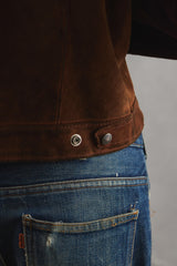 1960s Levi’s Suede Trucker Jacket with Leather Collar (Longhorn label)