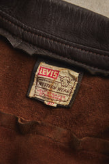 1960s Levi’s Suede Trucker Jacket with Leather Collar (Longhorn label)