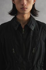 1970s Swedish M-69 Tanker Jacket, Swedish military tank jacket, RIRI zipper dyed black.