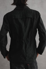 1970s Swedish M-69 Tanker Jacket, Swedish military tank jacket, RIRI zipper dyed black.