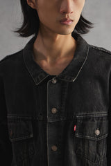 Vintage Levi's 70598-4159 BLack Denim Jacket Size XL 黑色牛仔外套 哥倫比亞製