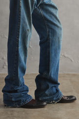 1970s Levi's 517 Bootcut Jeans Scovill Zipper.