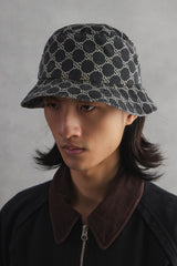 Old Stussy Gucci 'STUCCI' RIP Bucket Hat, Early Stussy Monogram Bucket Hat, Made in the USA, Two Colors