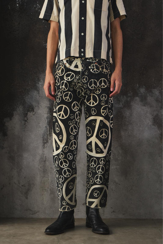 Levi’s LVC 1962 551Z Peace Printed Jeans 和平符號滿版印刷 牛仔褲