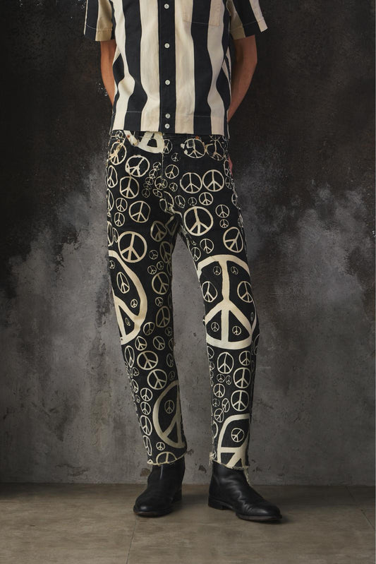 Levi’s LVC 1962 551Z Peace Printed Jeans 和平符號滿版印刷 牛仔褲