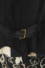 French Vintage Striped Gilet Jacket 法國古著 棉質條紋馬甲工作外套