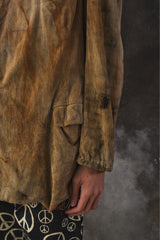 1950's French CONCHON-QUINETTE Distressed Corduroy Suit Jacket French vintage distressed corduroy suit jacket