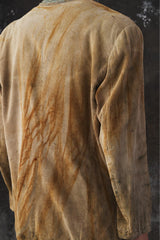 1950's French CONCHON-QUINETTE Distressed Corduroy Suit Jacket French vintage distressed corduroy suit jacket