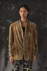 1950's French CONCHON-QUINETTE Distressed Corduroy Suit Jacket French vintage distressed corduroy suit jacket