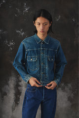 90s Levi's 507XX Type 2 Big E LVC 布邊牛仔外套 日本製