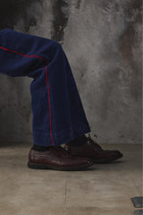 ALDEN 975 Longwing Blucher Color8 Shell Cordovan勃根地色手工馬臀皮雕花皮鞋