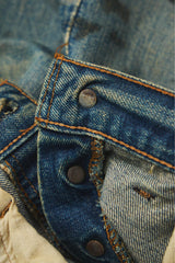 Levi's 501 Big E distressed Denim jeans Single Stitch Button 6 李維斯赤耳牛仔褲