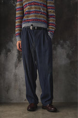 Vintage 50s High-Rise Double Pleated Rayon Slacks 50年代 人造絲華達呢 西裝長褲