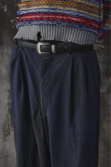Vintage 50s High-Rise Double Pleated Rayon Slacks 50年代 人造絲華達呢 西裝長褲