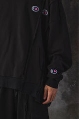 DISCOVERED Champion Reconstructed Logo Patch Sweatshirt 日本品牌 重構拼接 Logo 衛衣