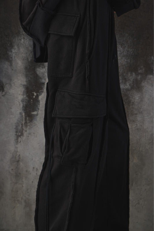 DISCOVERED Champion Reconstructed Logo Patch Cargo Sweatpants 日本品牌 重構拼接 Logo口袋棉褲