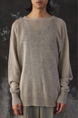 comoli 22SS Hemp Gansey Knit 日本極簡品牌 天然苧麻針織上衣