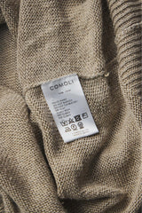 comoli 22SS Hemp Gansey Knit 日本極簡品牌 天然苧麻針織上衣