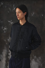 white Mountaineering × FIELD CAMO PRINTED TAFFETA REVERSIBLE MA-1尼龍防水飛行外套 雙面穿