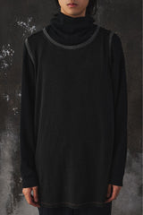 Professor E-22SS E Waffle Vest　Black