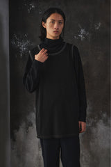 Professor E-22SS E Waffle Vest　Black