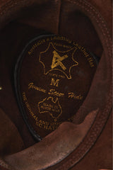 BC HATS HAND MADE Australia's Leading Leather Hat 澳洲手工製造 棕色真牛皮牛仔帽