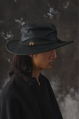 BC HATS HAND MADE Australia's Leading Leather Hat澳洲手工製造 黑色真牛皮牛仔帽