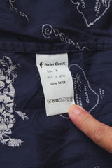 Porter Classic ALOHA SHIRT HAWAIIAN HISTORY 夏威夷歷史圖鑑人造絲短袖襯衫