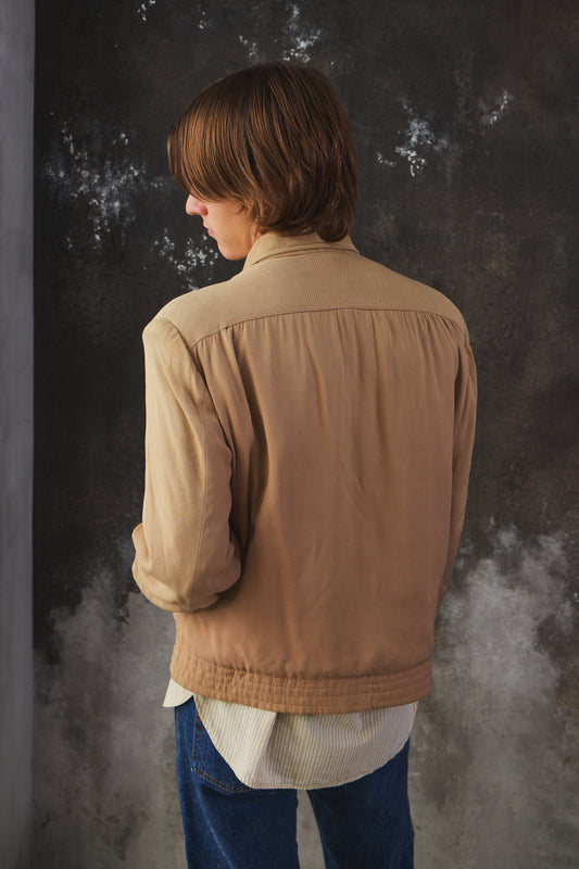 PURITAN Sportswear Vintage 1950s-60s Rayon Gabardine Ricky Jacket 古著斜紋夾克 Talon zipper